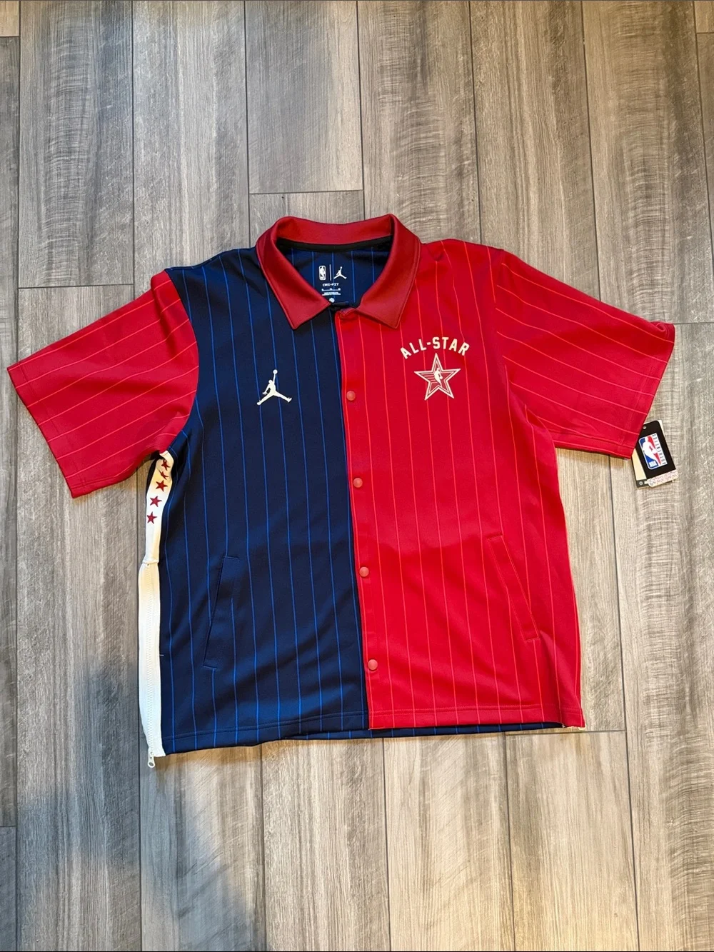 Men's Jordan 2024 NBA All-Star Warm Up Jersey Shirt Jacket XL